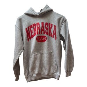 Gildan Nebraska  KOA Colligate Gray Hoodie Size S